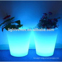 Nice half round flower pot molds, led corner flower pot